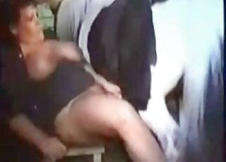 That whore gets slotted by a sexy animal